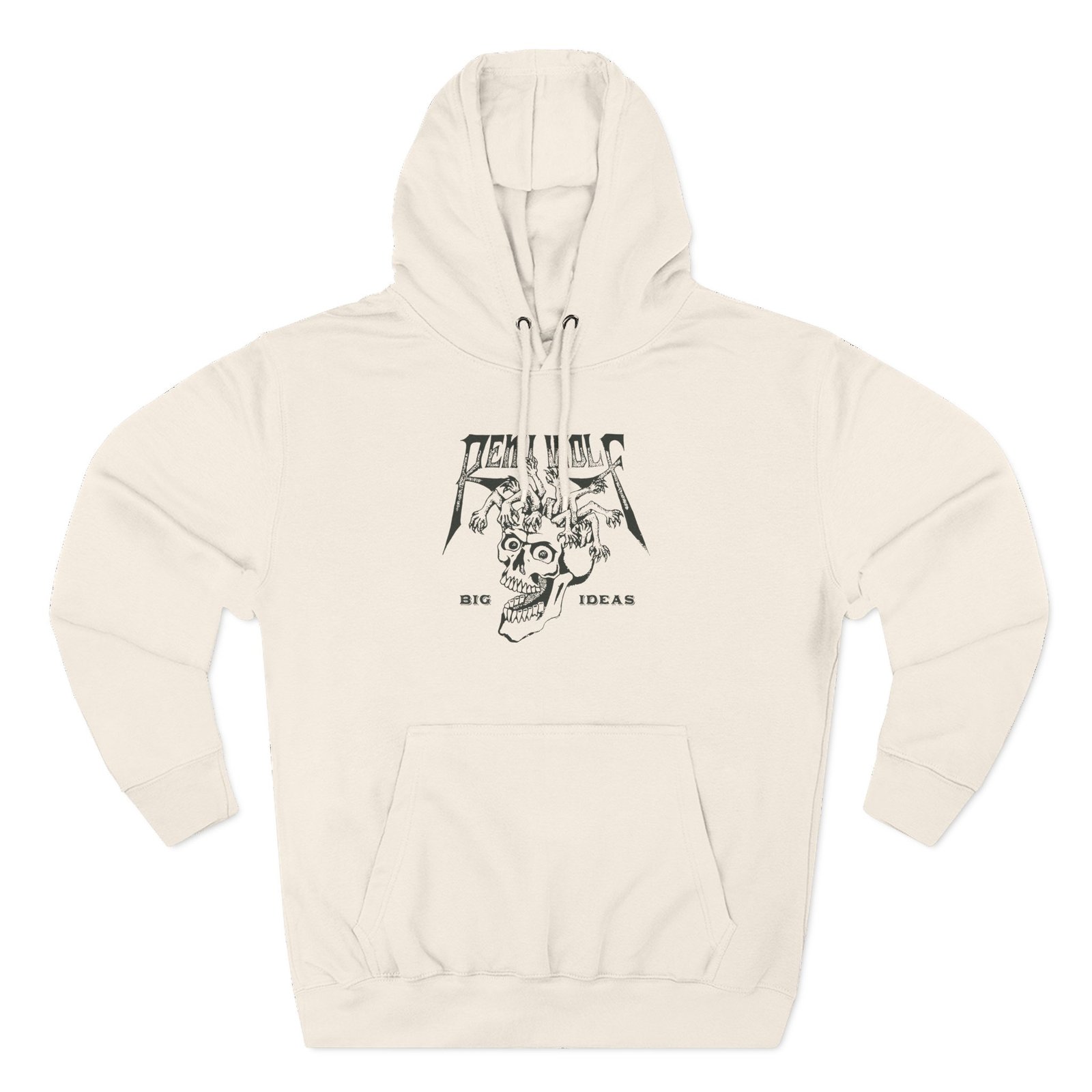 Remi Wolf Skull Three-Panel Fleece Hoodie