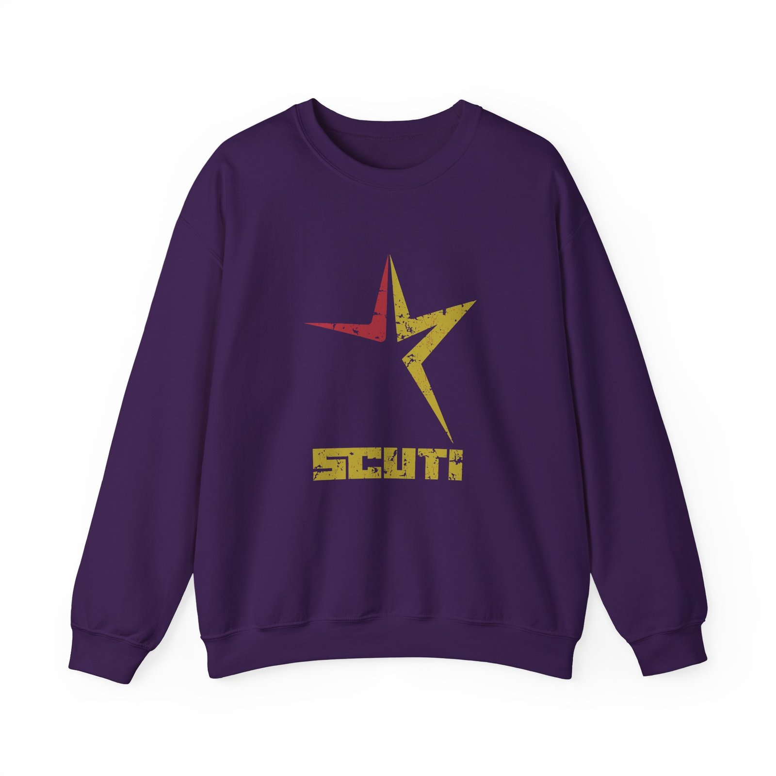 Young Thug Red Yellow Star Unisex Heavy Blend™ Crewneck Sweatshirt