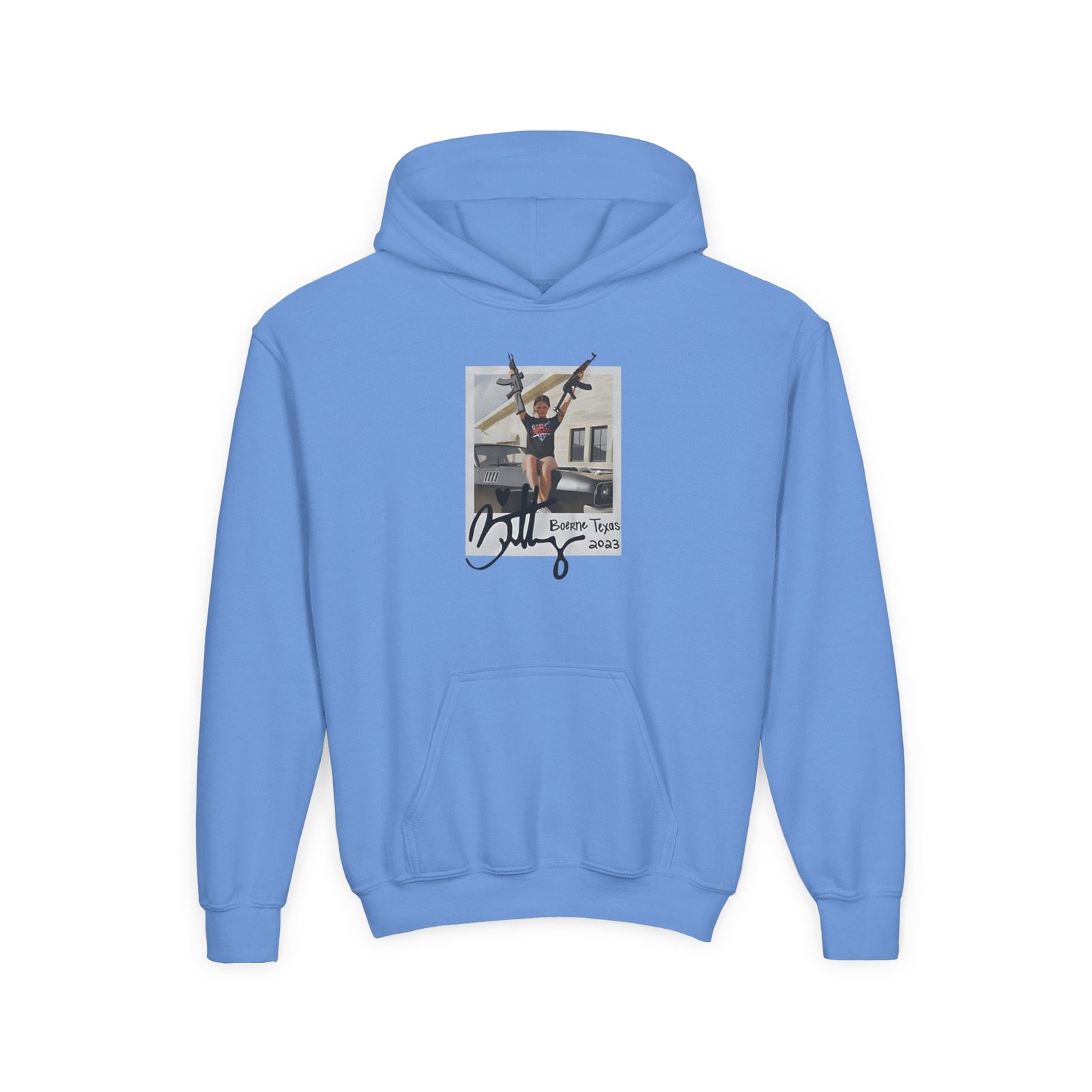 Youth Roman Atwood Brittney in Texas Heavy Blend Hooded Sweatshirt