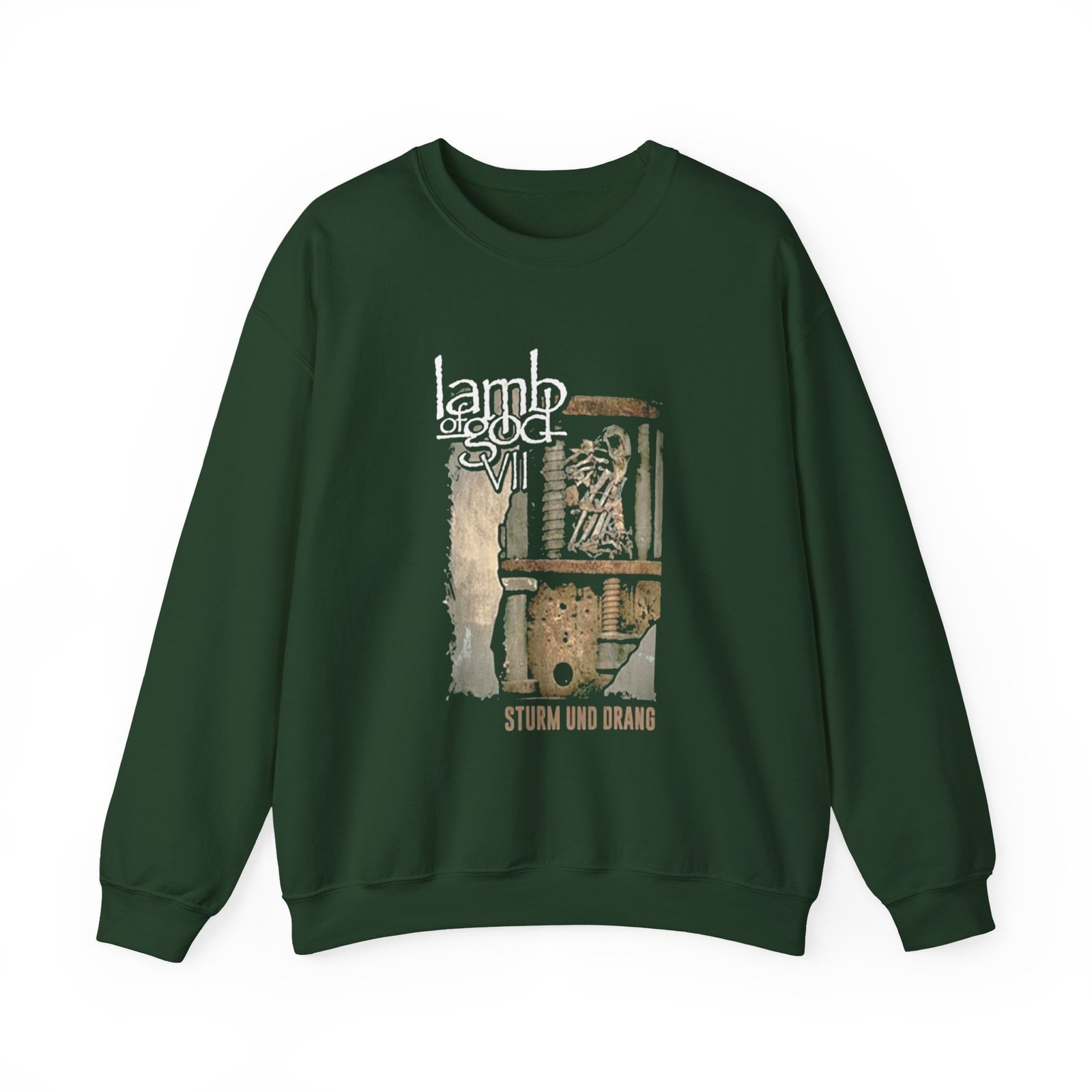 Lamb of God Ram Sturm Und Drang Tracklist Unisex Heavy Blend™ Crewneck Sweatshirt