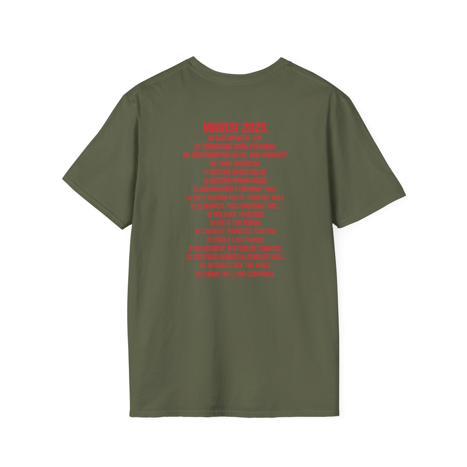 Levellers 2025 March We the Collective Tour Unisex Softstyle T-Shirt