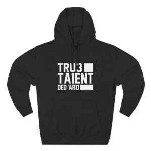 Tru3ta1ent Three-Panel Fleece Hoodie