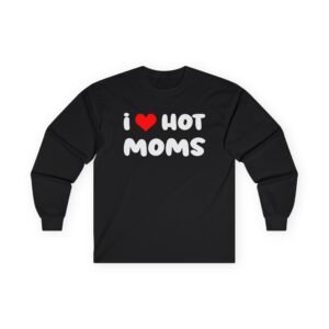 Danny Duncan I Heart Hot Moms Unisex Ultra Cotton Long Sleeve Tee