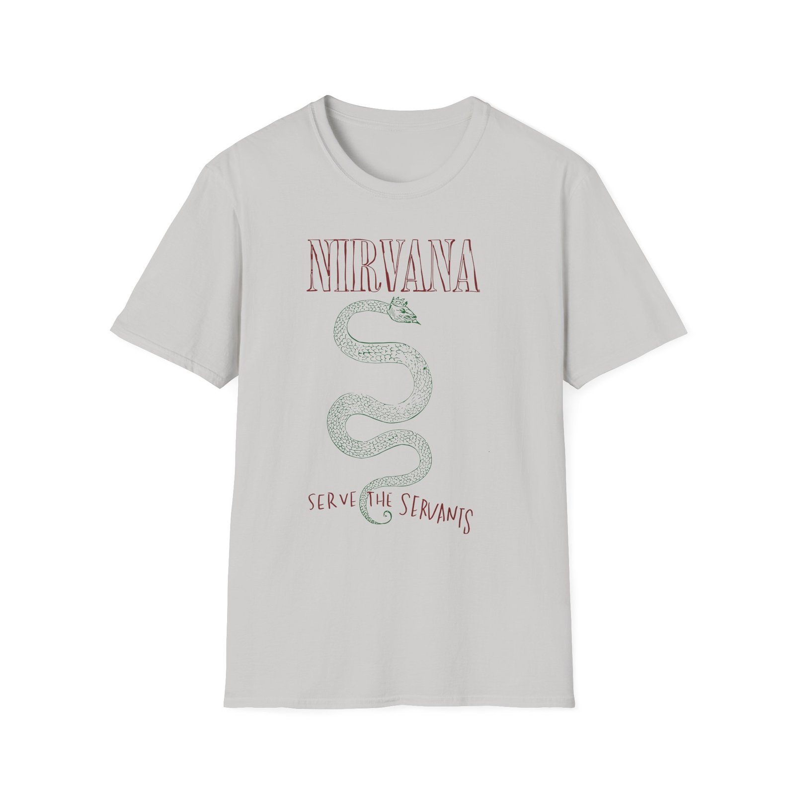 Nirvana Serve The Servants Unisex Softstyle T-shirt