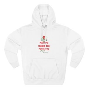 Duhitzmark Meet Me Under the Mistletoe Mark Thomas Three-Panel Fleece Hoodie