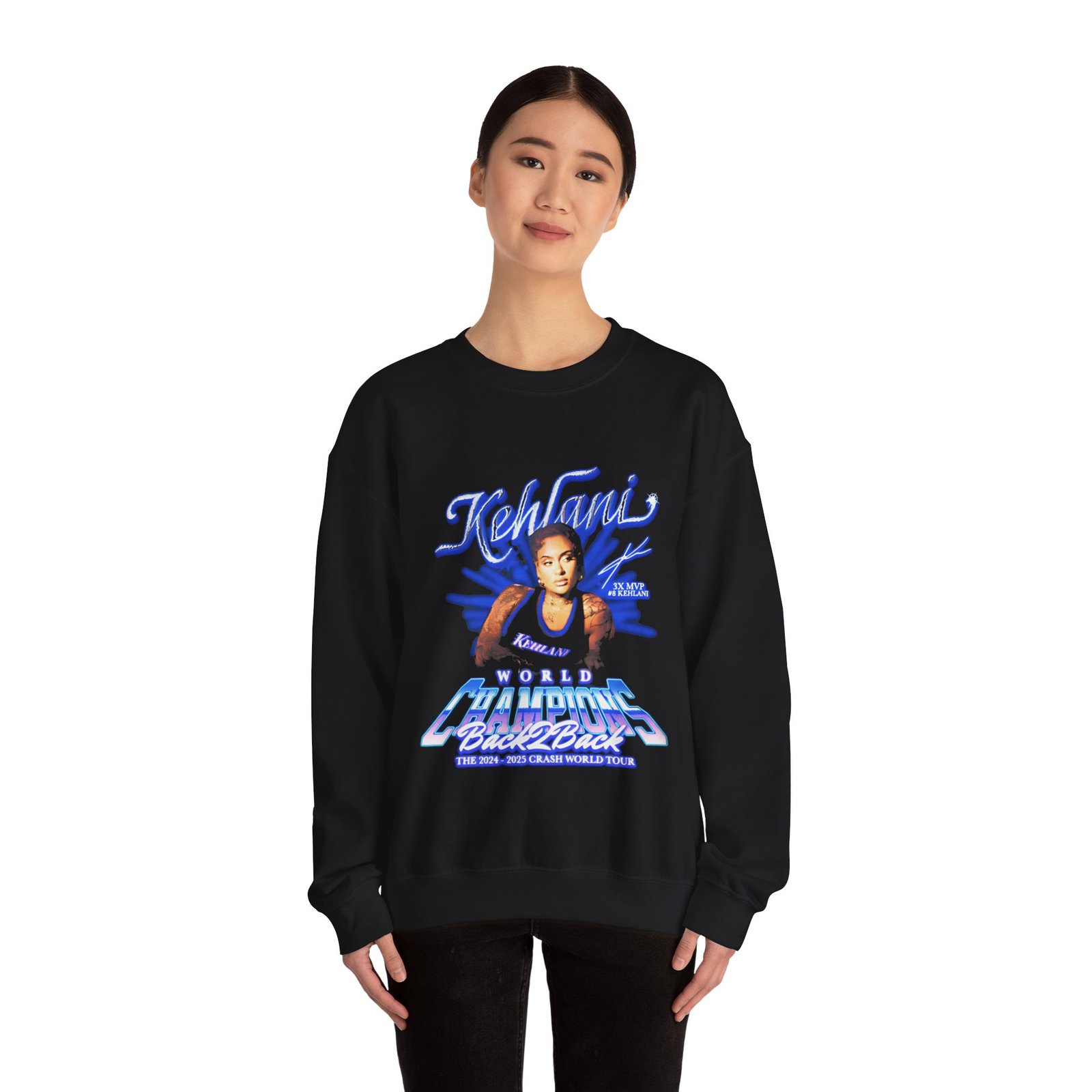 Kehlani Crash Tour Unisex Heavy Blend™ Crewneck Sweatshirt