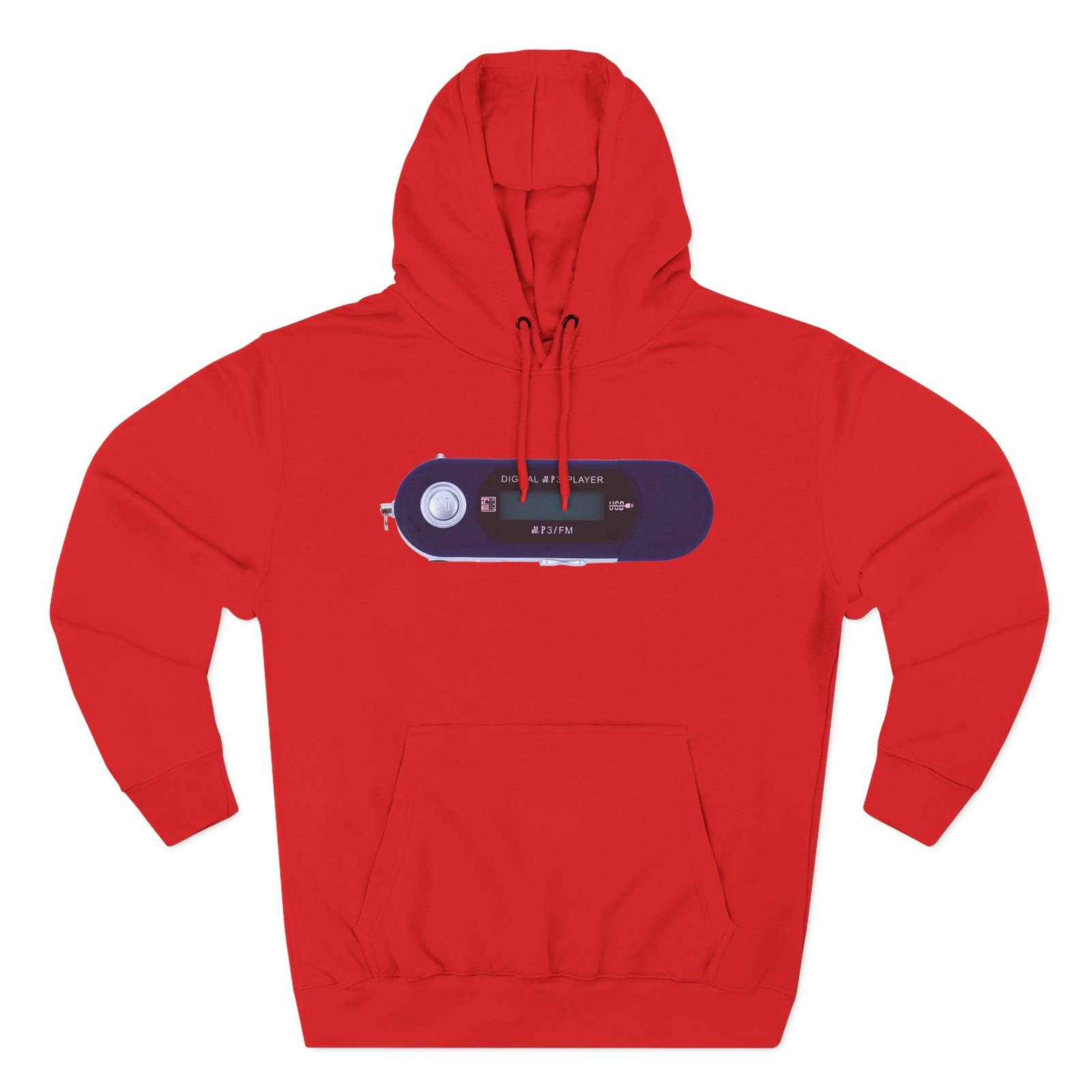 6pm Records Reezy Three-Panel Fleece Hoodie