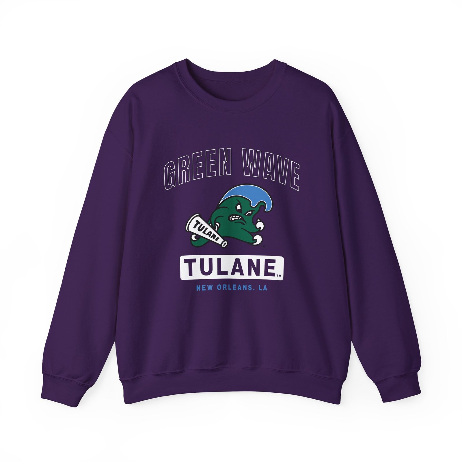 Tulane Campus Icon Unisex Heavy Blend™ Crewneck Sweatshirt