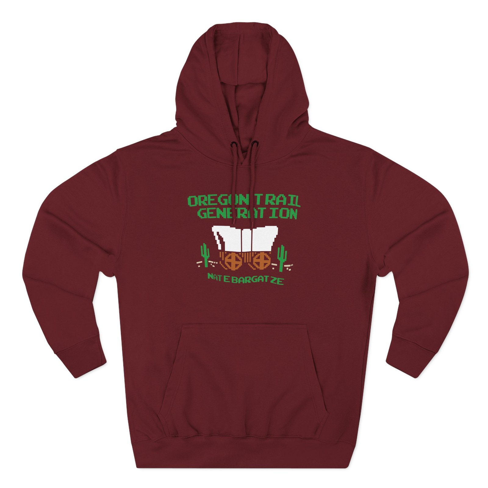 Nate Bargatze Oregon Trail Generation Three-panel Fleece Hoodie