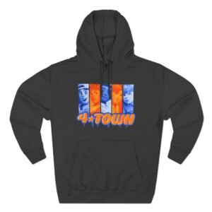 4town Spray Blocks Three-Panel Fleece Hoodie