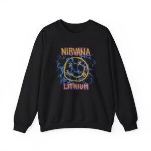 Nirvana Lithium Smiley Unisex Heavy Blend™ Crewneck Sweatshirt