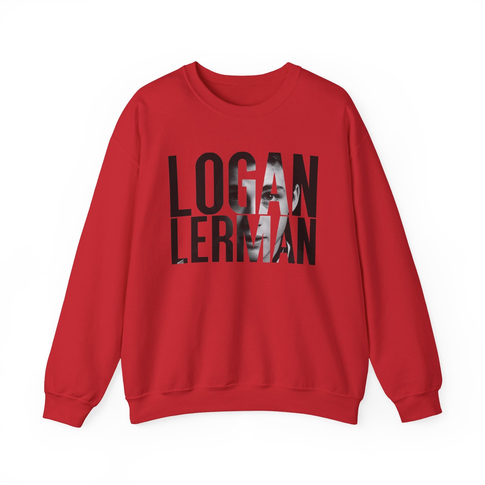 Logan Lerman Unisex Heavy Blend™ Crewneck Sweatshirt