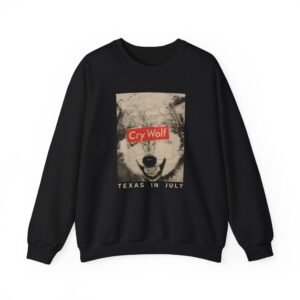 Texas in July Cry Wolf Concert Tour Unisex Heavy Blend™ Crewneck Sweatshirt