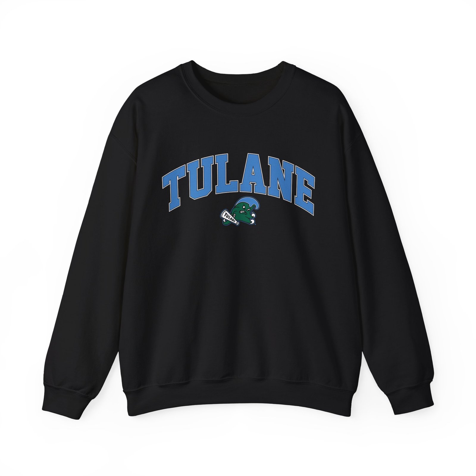 Tulane Arch Over Logo Unisex Heavy Blend™ Crewneck Sweatshirt