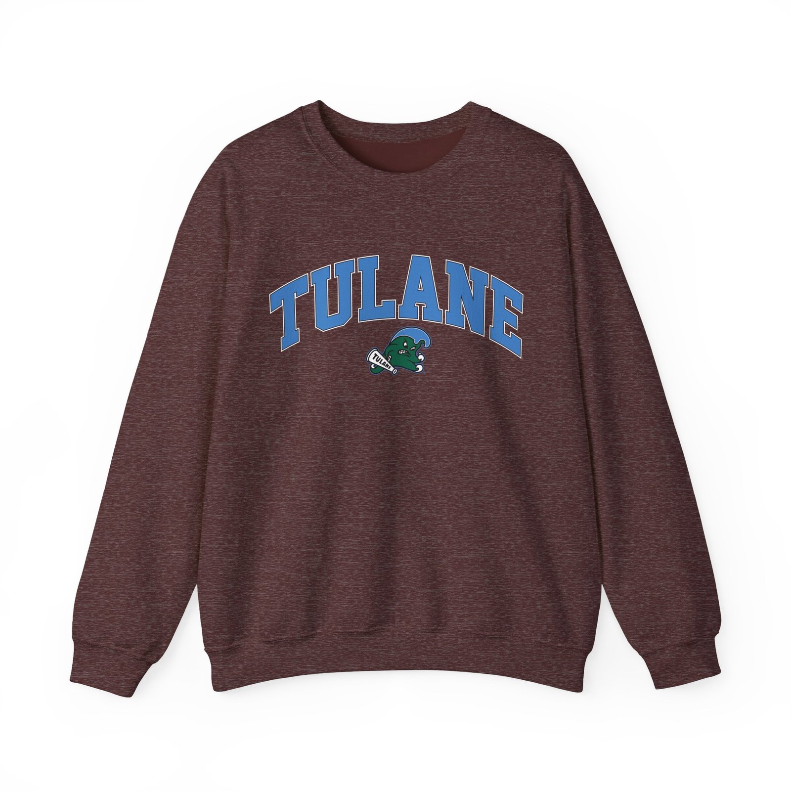 Tulane Arch Over Logo Unisex Heavy Blend™ Crewneck Sweatshirt