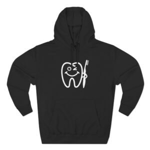 Dentist Three-Panel Fleece Hoodie