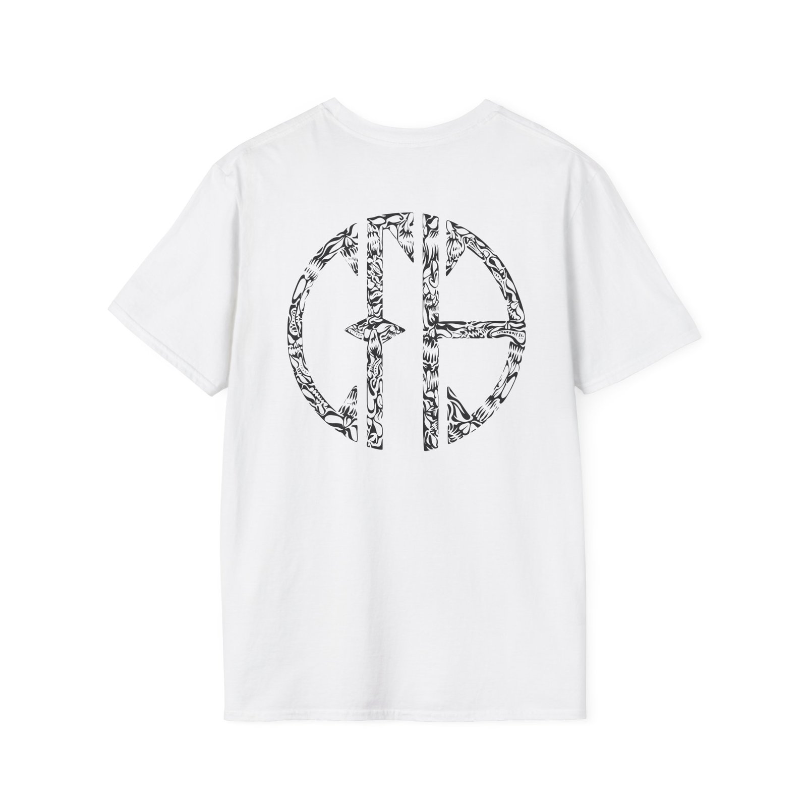 PT Heather Gray Angry Logo Unisex Softstyle T-Shirt