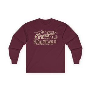 Colter Wall Honky-tonk Nighthawk Unisex Ultra Cotton Long Sleeve Tee