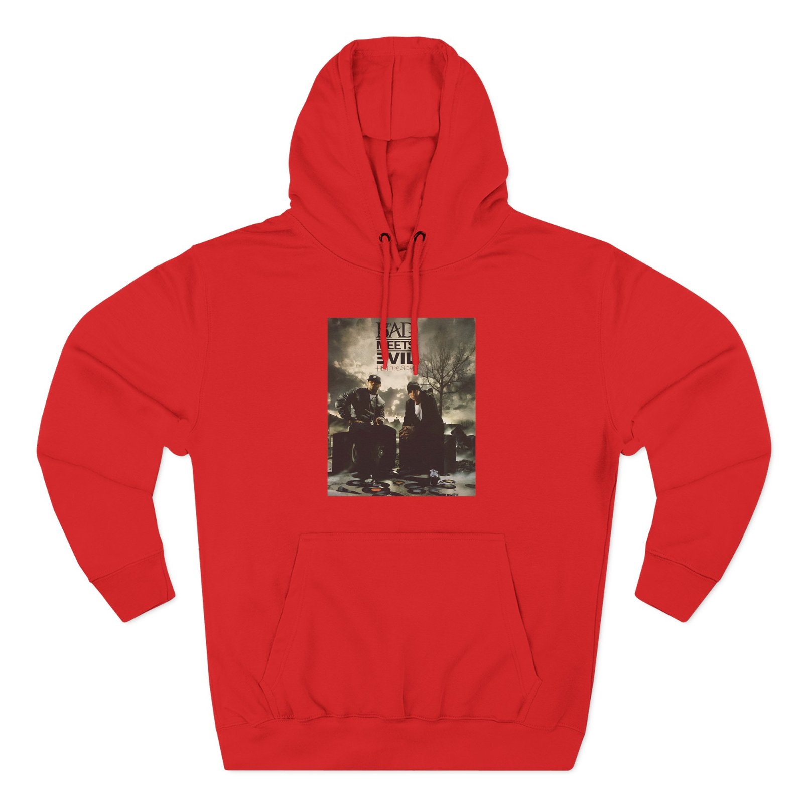 Bad Meets Evil Burnt Three-Panel Fleece Hoodie