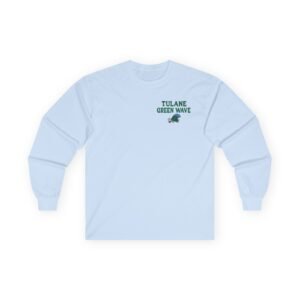 Tulane Checkered Mascot Unisex Ultra Cotton Long Sleeve Tee