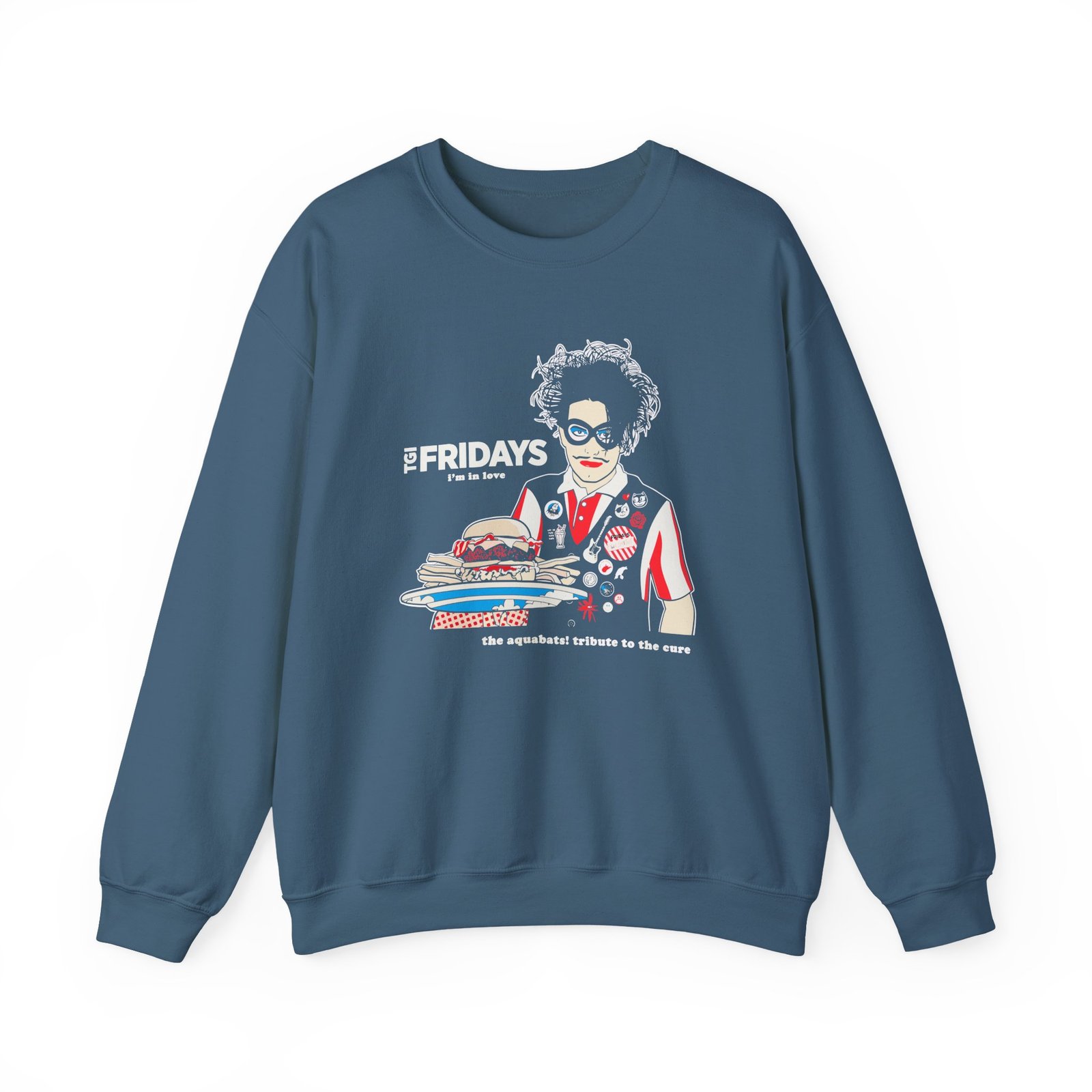 The Aquabats TGI Fridays I'm In Love Tribute To The Cure Unisex Heavy Blend™ Crewneck Sweatshirt
