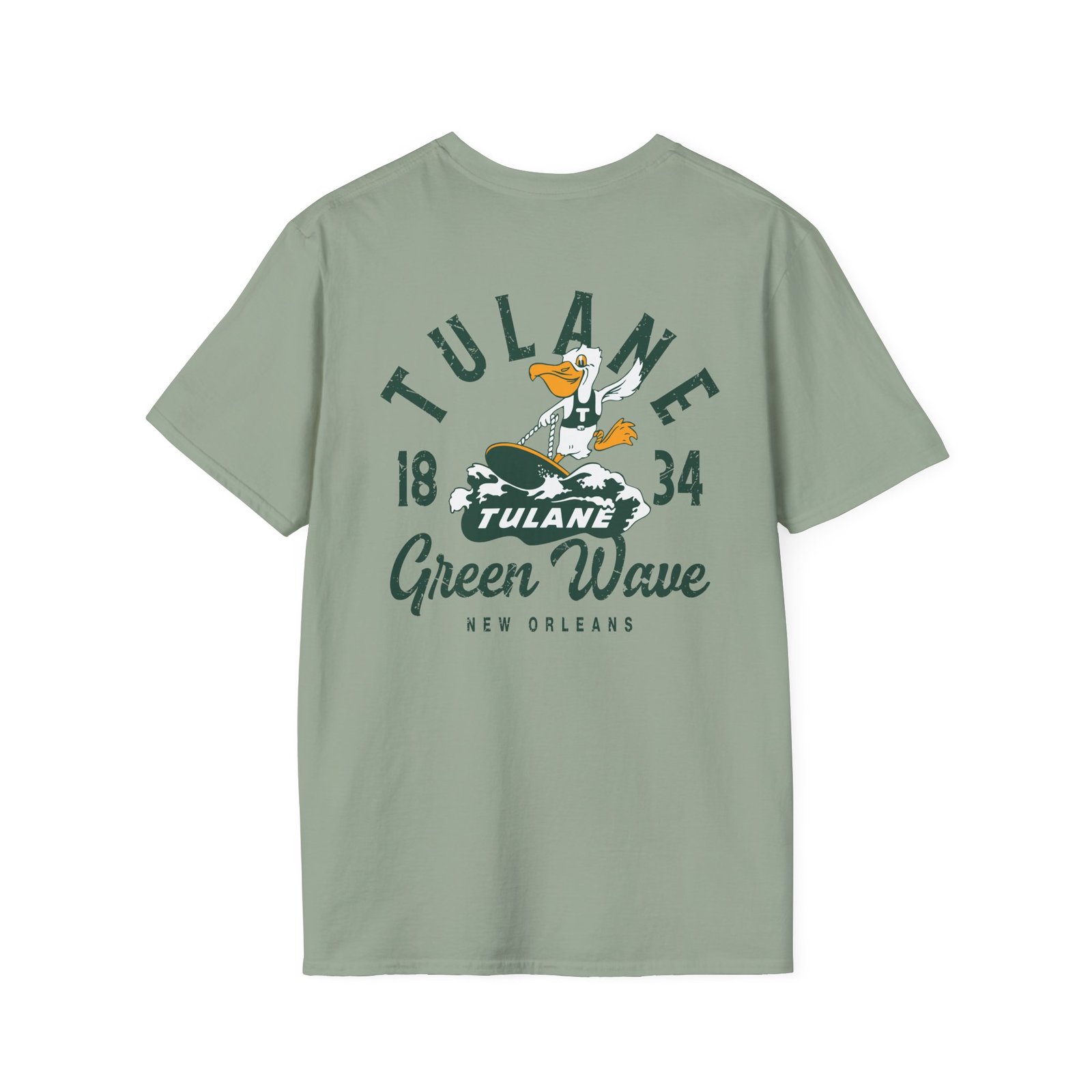 Tulane Mascot Unisex Softstyle T-Shirt