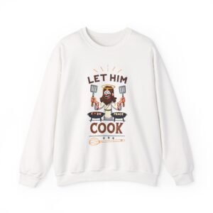 Fgteev Let Jesus Cook Unisex Heavy Blend™ Crewneck Sweatshirt