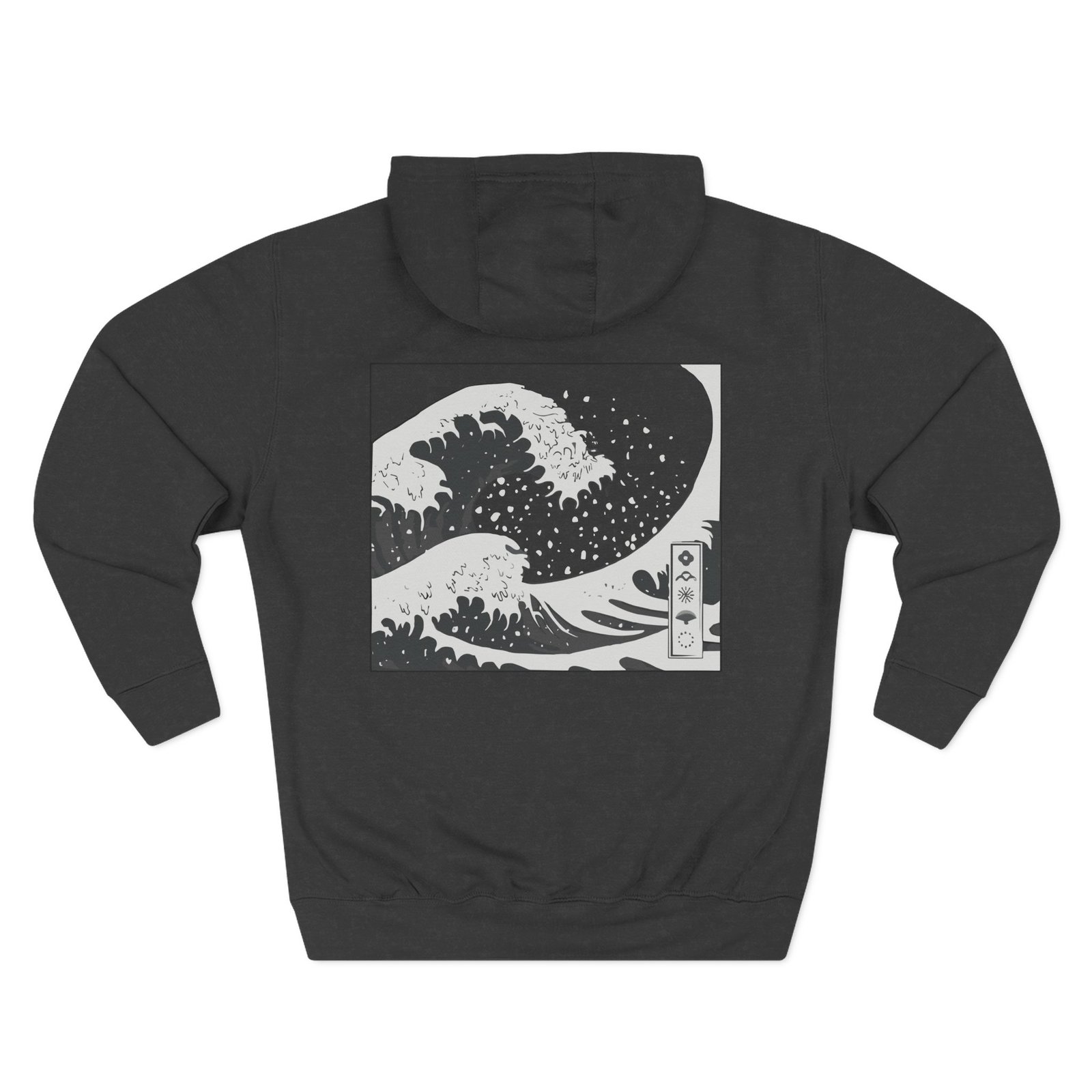 Kyedae Three-Panel Fleece Hoodie