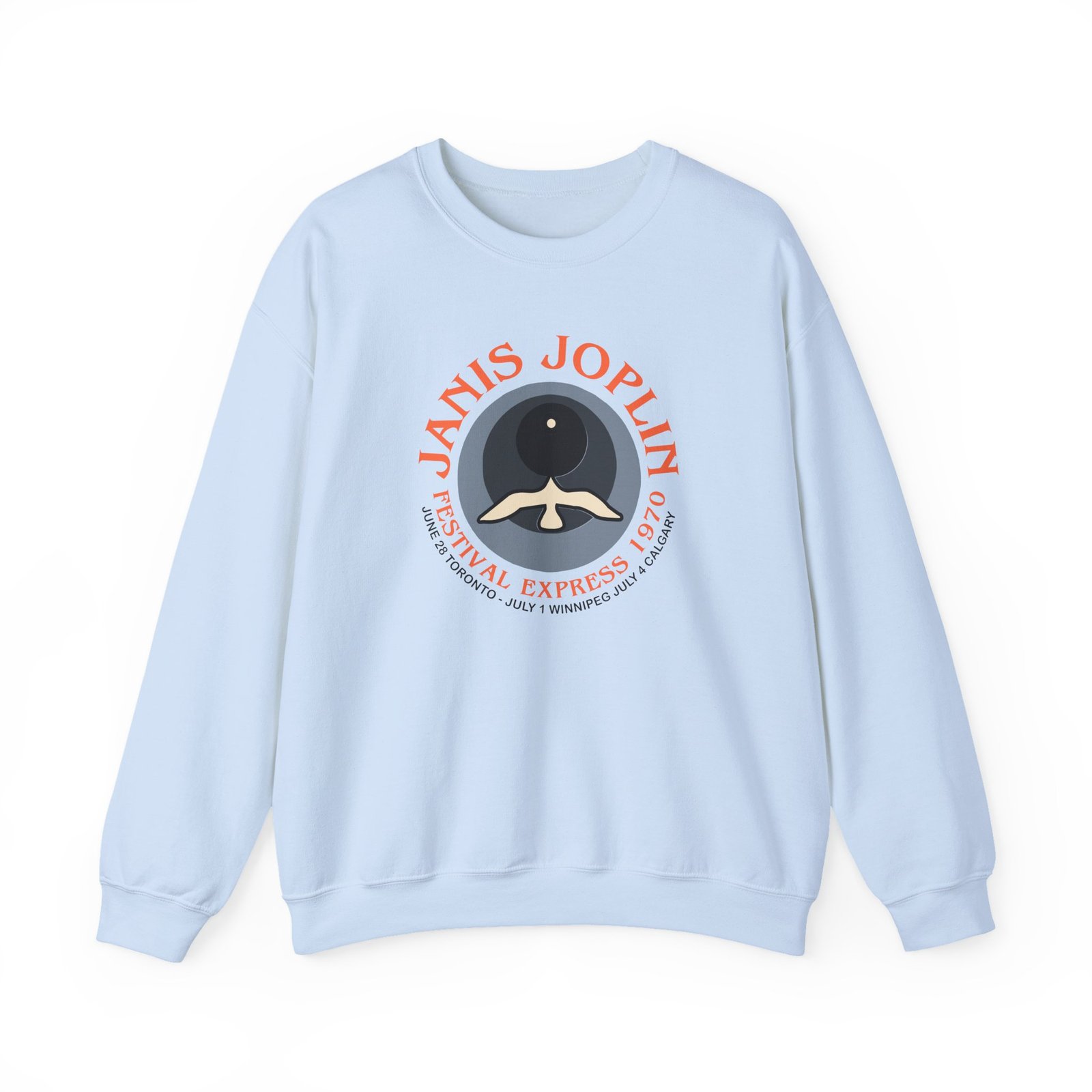 Janis Joplin Festival Express 1970 Unisex Heavy Blend™ Crewneck Sweatshirt