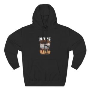 Nope Three-Panel Fleece Hoodie