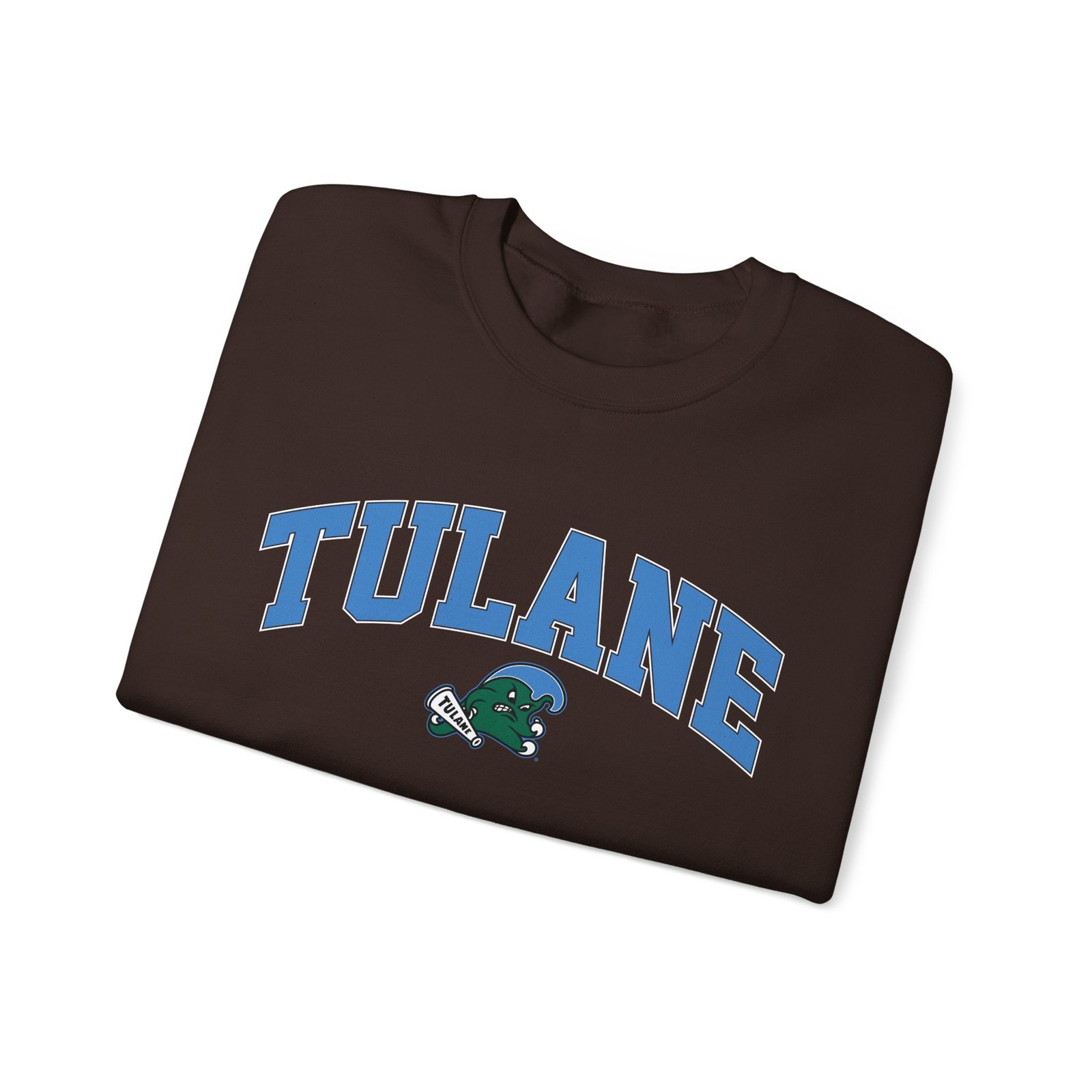 Tulane Arch Over Logo Unisex Heavy Blend™ Crewneck Sweatshirt