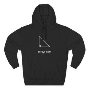 Math Three-panel Fleece Hoodie