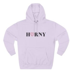 Short N' Sweet H<3rny Three-Panel Fleece Hoodie