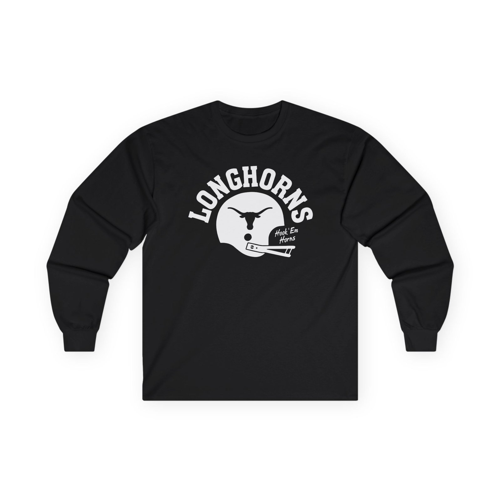 Texas Longhorns Football Hook 'em Unisex Ultra Cotton Long Sleeve Tee