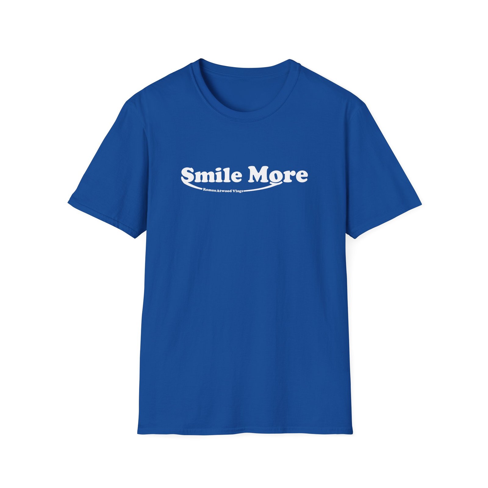 Roman Atwood Smile More Unisex Softstyle T-shirt