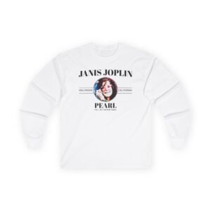 Janis Joplin Pearl Unisex Ultra Cotton Long Sleeve Tee