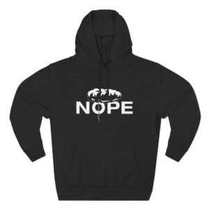 Nope Three-Panel Fleece Hoodie