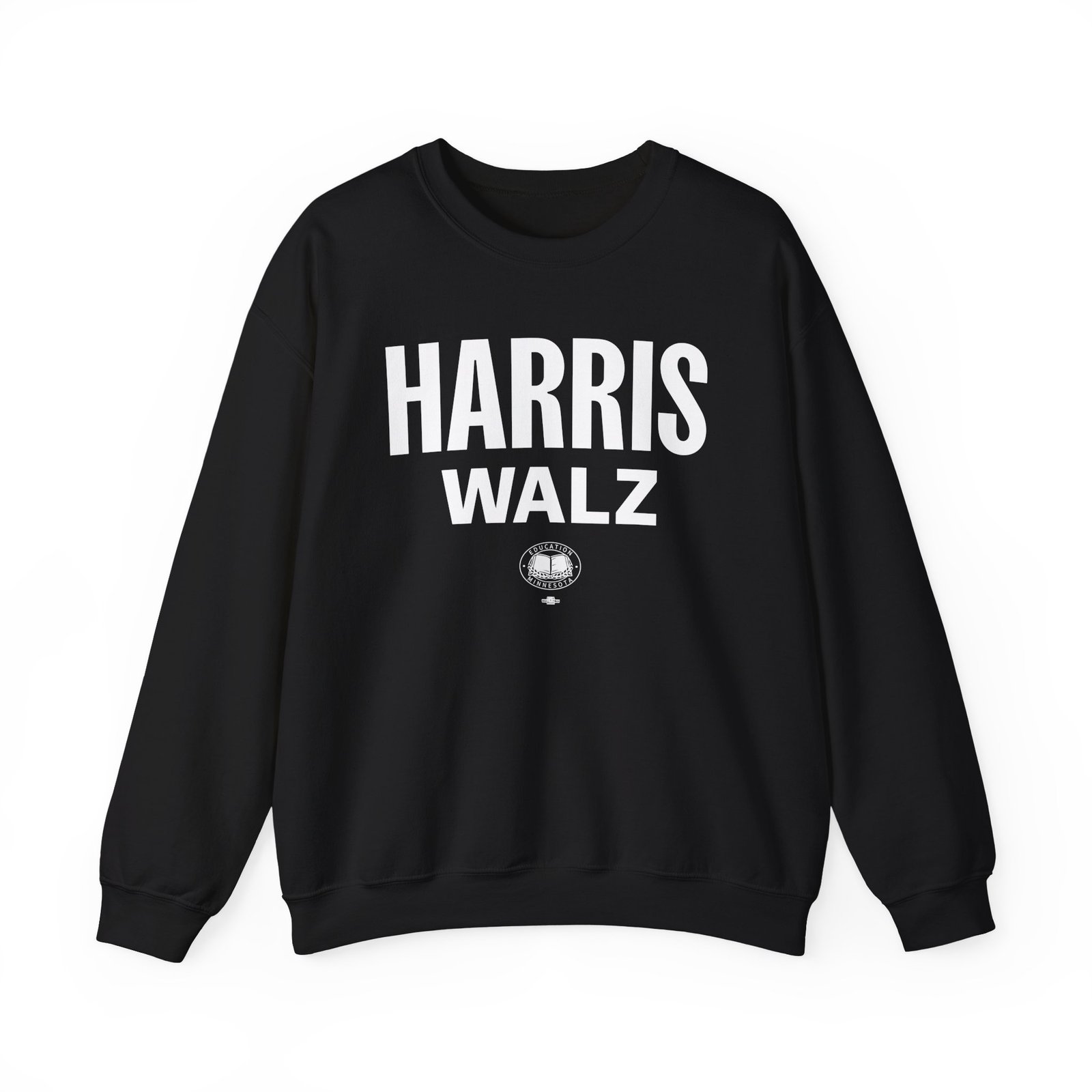 Harris Walz Logo Unisex Heavy Blend™ Crewneck Sweatshirt