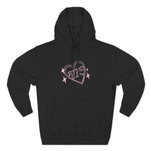 NTS Sparkle Heart Three-Panel Fleece Hoodie