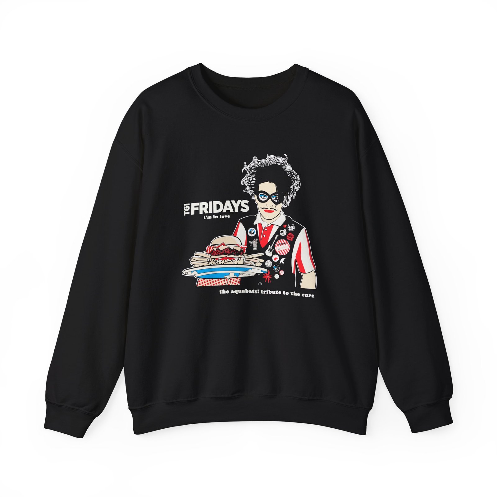 The Aquabats TGI Fridays I'm In Love Tribute To The Cure Unisex Heavy Blend™ Crewneck Sweatshirt