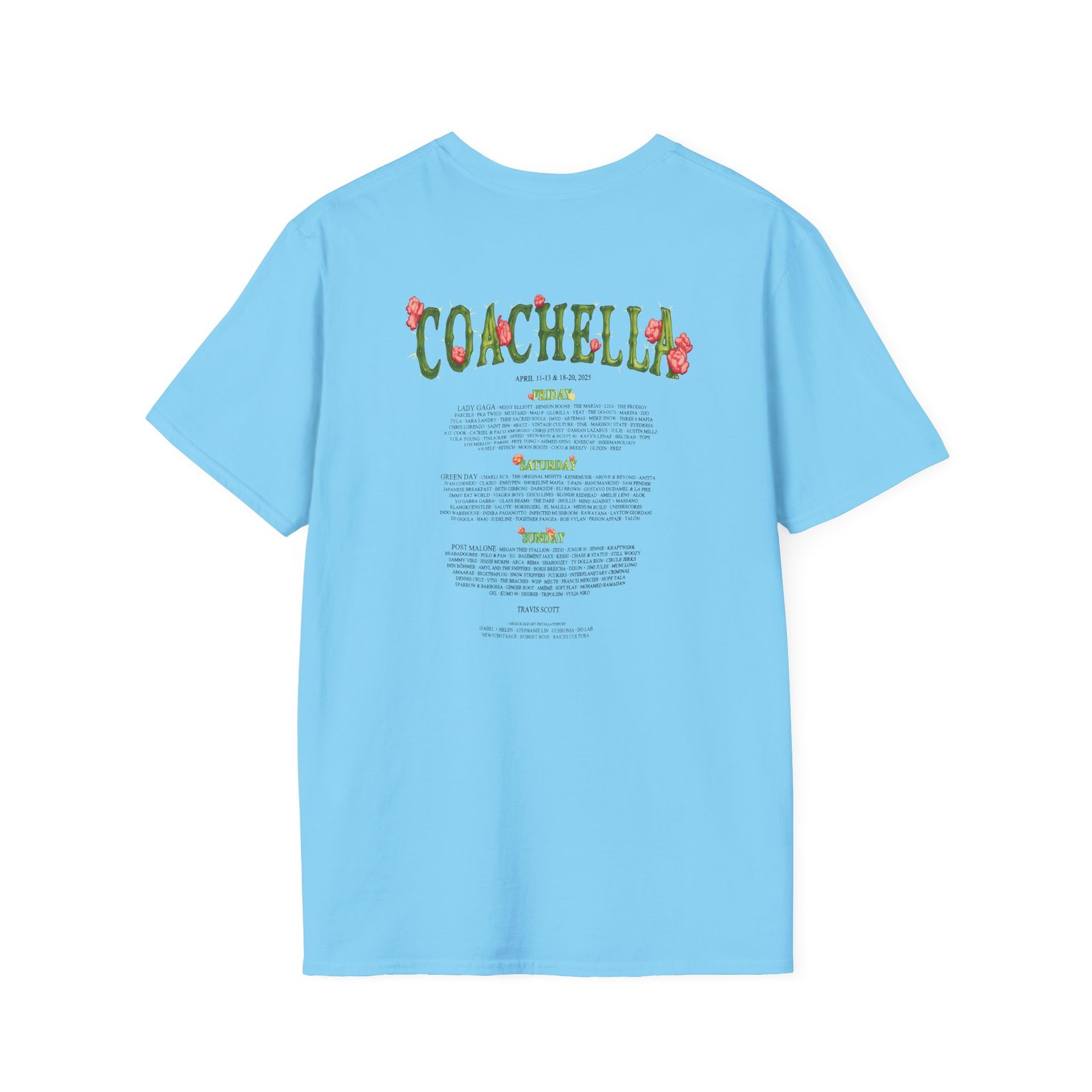 Coachella Flower Unisex Softstyle T-Shirt