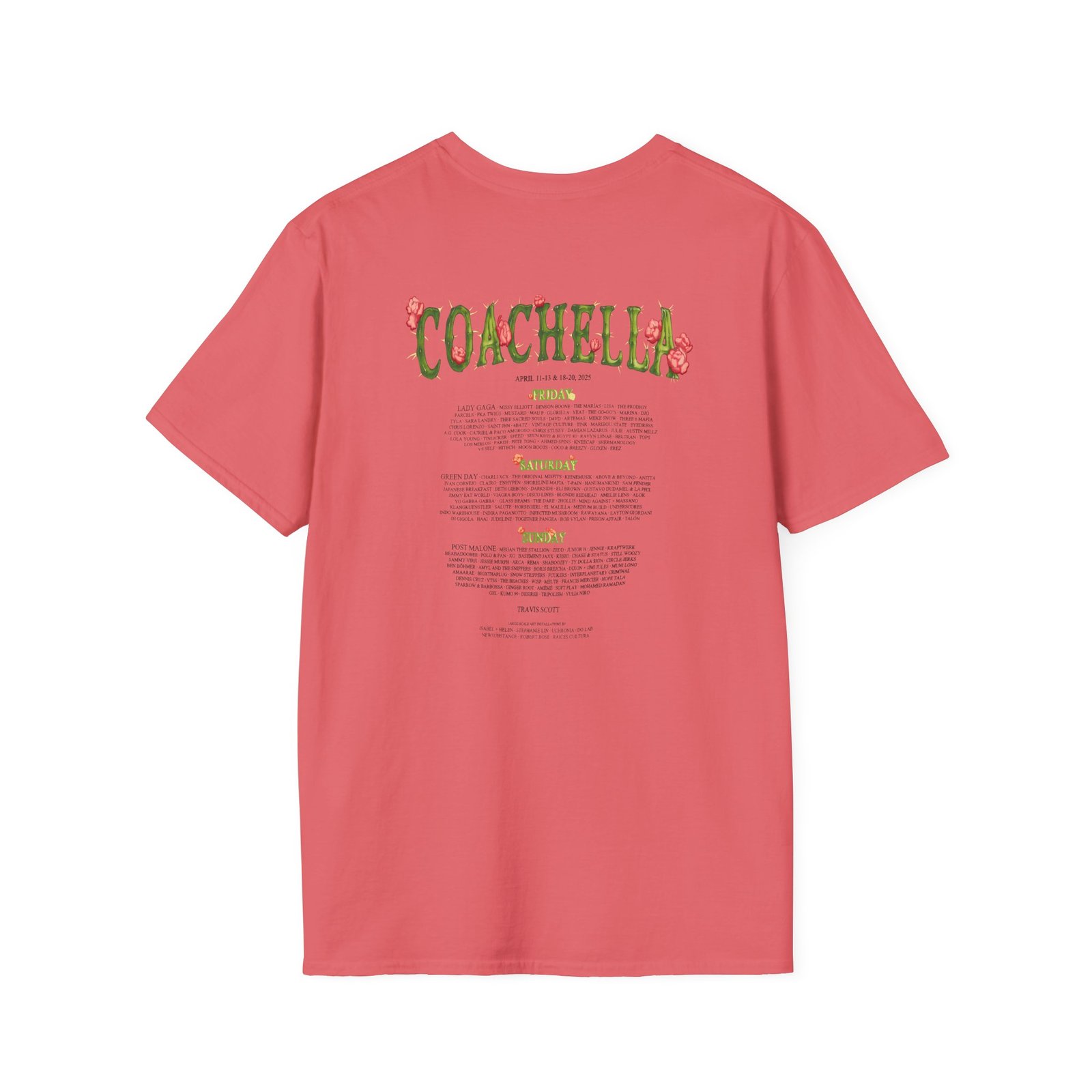 Coachella Flower Unisex Softstyle T-Shirt