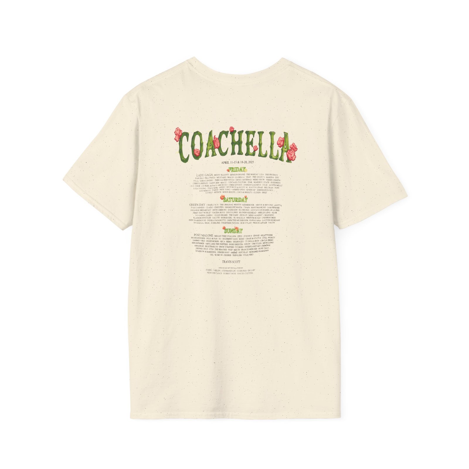 Coachella Flower Unisex Softstyle T-Shirt
