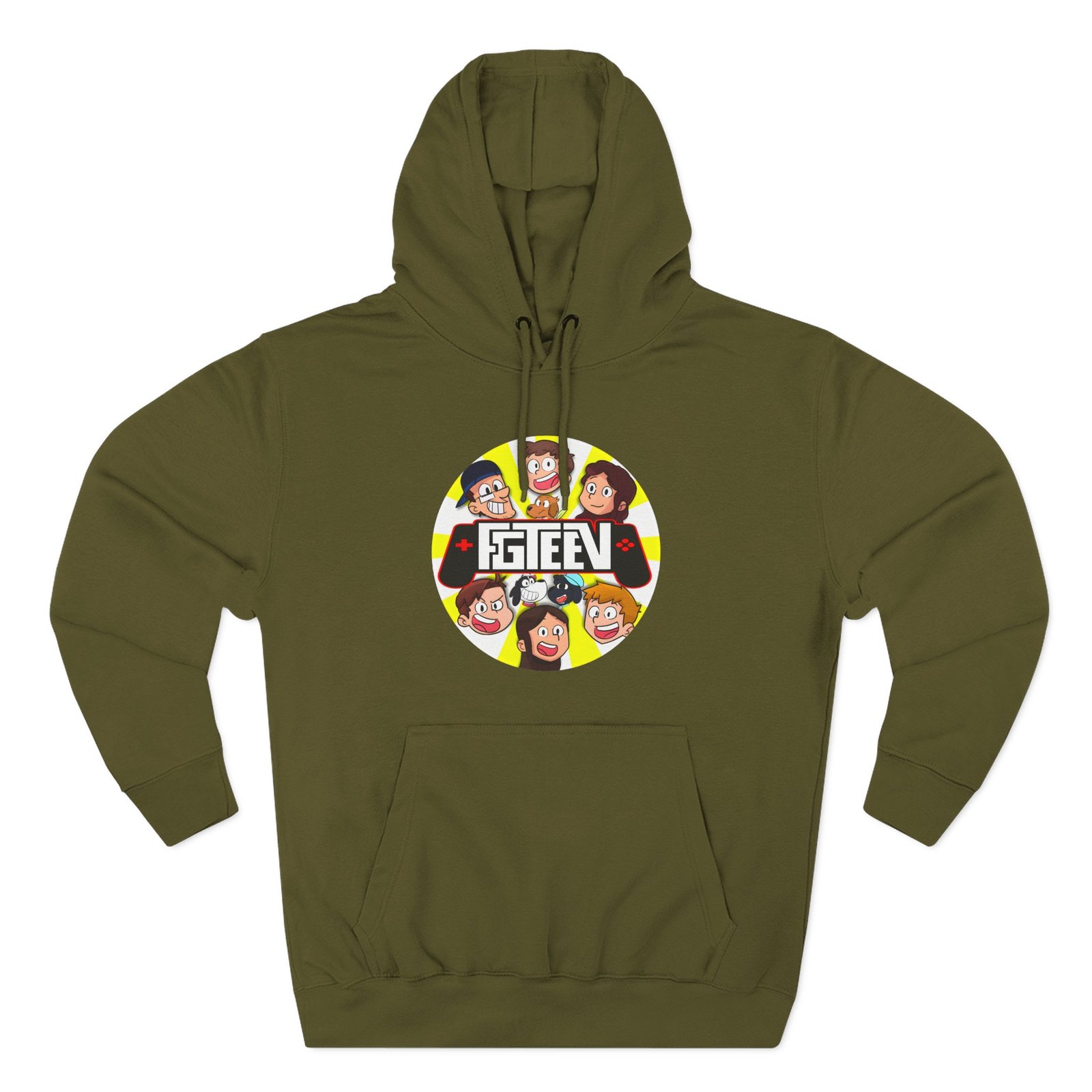 Fgteev Logo Three-Panel Fleece Hoodie