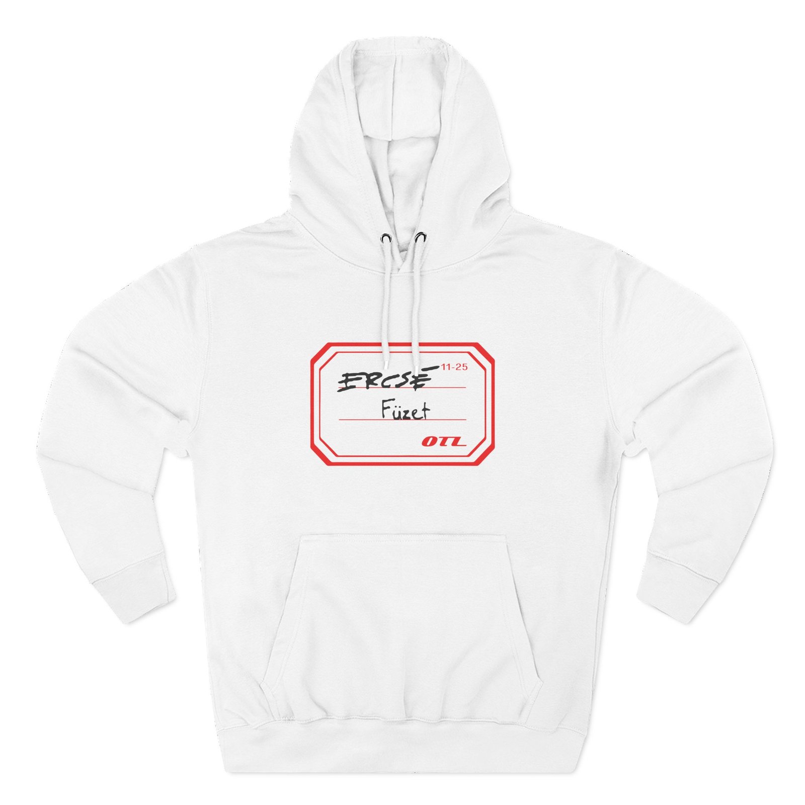 Otl Ercse Fuzet Three-panel Fleece Hoodie