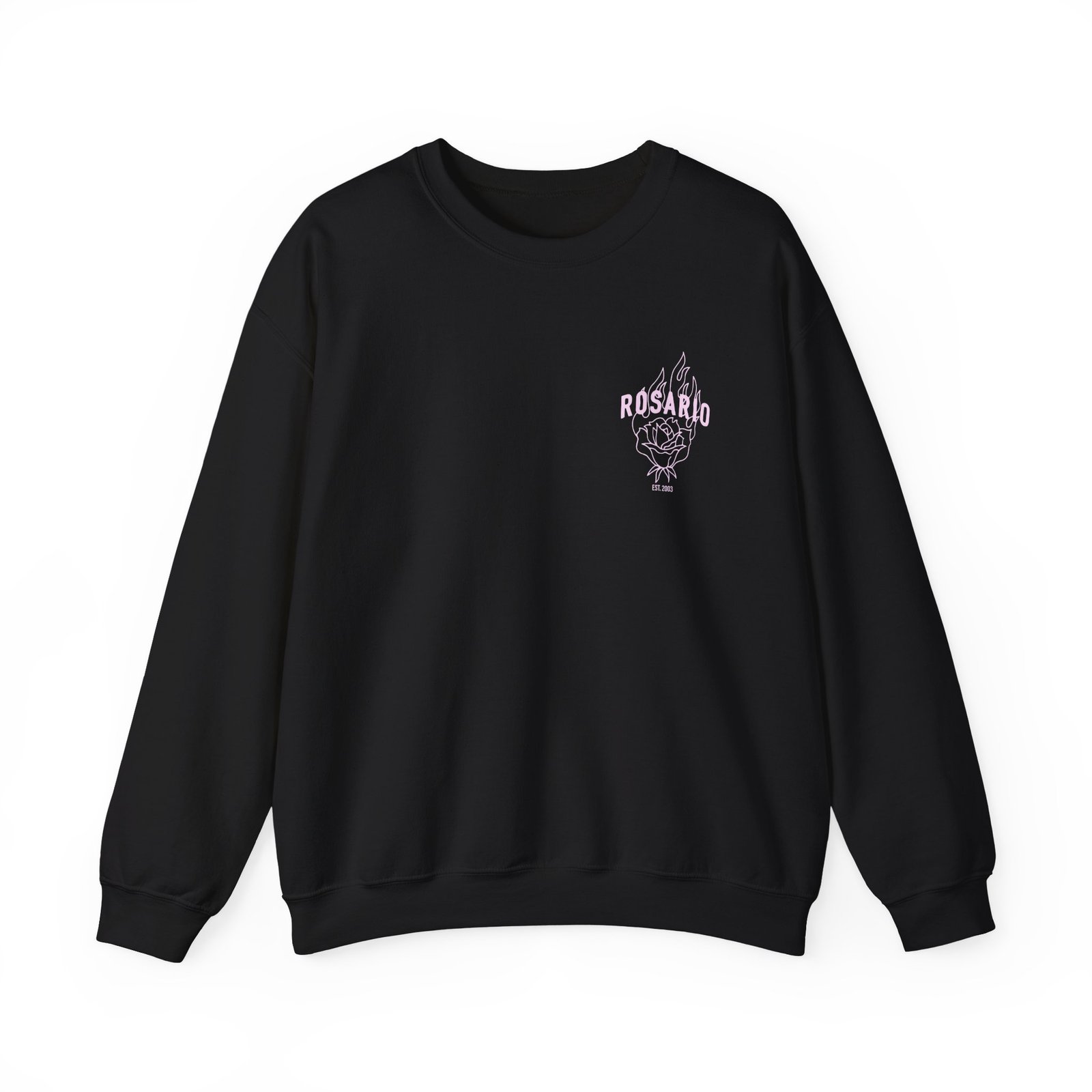 Alejandro Merch Rosario Rose Unisex Heavy Blend™ Crewneck Sweatshirt