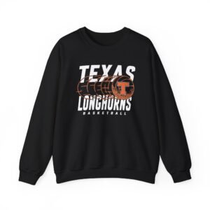 Texas Longhorns Basketball Unisex Heavy Blend™ Crewneck Sweatshirt