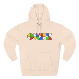 Onyx on the Grid Three-Panel Fleece Hoodie
