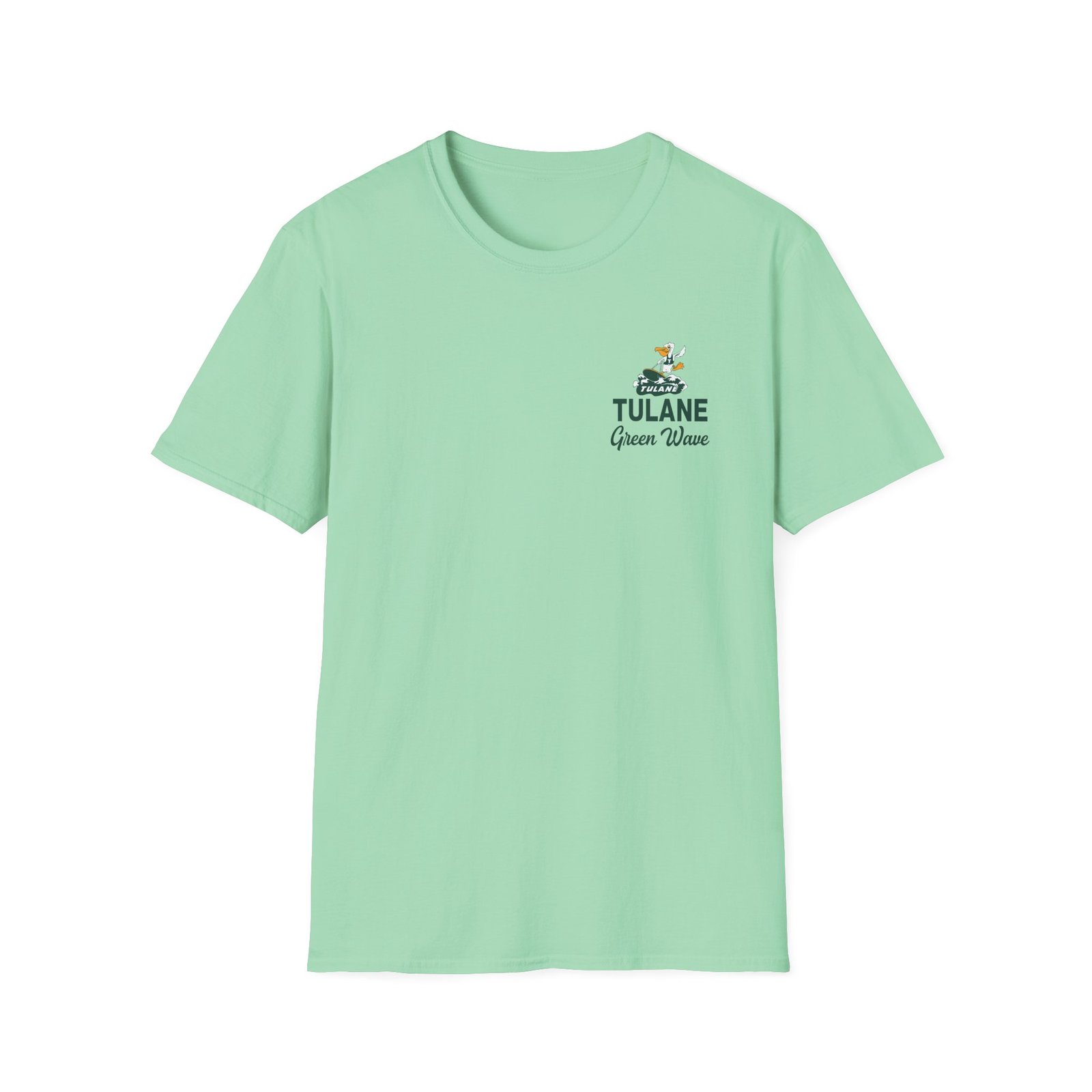 Tulane Mascot Unisex Softstyle T-Shirt