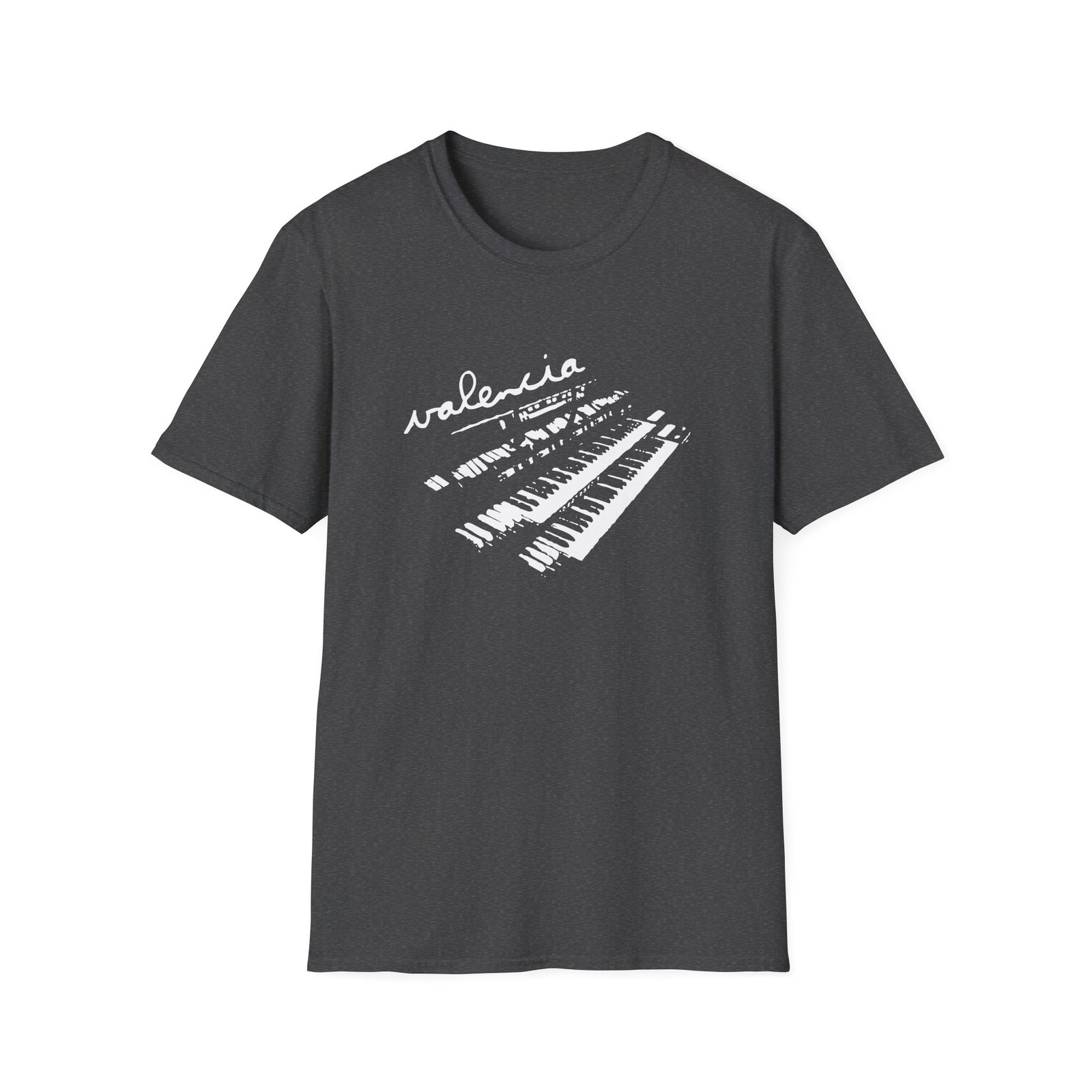 Valencia Piano Unisex Softstyle T-shirt